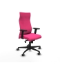 Piqueras y Crespo Albacete direcci?n sincro similpiel rosa brazos 2D base nailon ruedas 65 engomadas