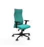 Piqueras y Crespo Albacete direcci?n sincro similpiel turquesa brazos 2D base nailon ruedas 65 engomadas