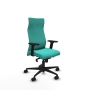 Piqueras y Crespo Albacete direcci?n sincro similpiel turquesa brazos 2D base nailon ruedas 65 nailon