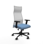 Piqueras y Crespo Albacete malla sincro malla blanca bali azul cielo brazos 2D base nailon ruedas 65 mm nailon