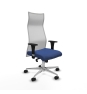 Piqueras y Crespo Albacete malla sincro malla blanca bali azul marino brazos 1D base aluminio ruedas 65 mm nailon