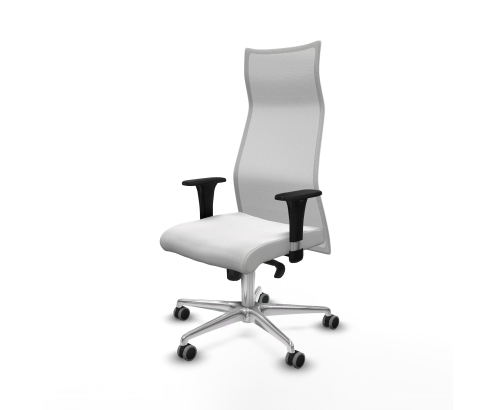 Piqueras y Crespo Albacete malla sincro malla blanca bali blanco brazos 1D base aluminio ruedas 65mm engomadas