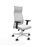 Piqueras y Crespo Albacete malla sincro malla blanca bali blanco brazos 2D base blanca ruedas 65 mm nailon