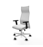 Piqueras y Crespo Albacete malla sincro malla blanca bali blanco brazos 2D base blanca ruedas 65 mm nailon