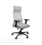 Piqueras y Crespo Albacete malla sincro malla blanca bali gris claro brazos 2D base nailon ruedas 65mm engomadas