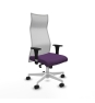 Piqueras y Crespo Albacete malla sincro malla blanca bali morado brazos 1D base blanca ruedas 65 mm nailon
