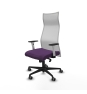 Piqueras y Crespo Albacete malla sincro malla blanca bali morado brazos blancos base nailon ruedas 65mm engomadas