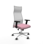 Piqueras y Crespo Albacete malla sincro malla blanca bali rosa brazos 2D base aluminio ruedas 65mm engomadas