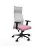 Piqueras y Crespo Albacete malla sincro malla blanca bali rosa brazos 2D base nailon ruedas 65 mm nailon