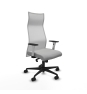 Piqueras y Crespo Albacete malla sincro malla blanca similpiel gris claro brazos blancos base nailon ruedas 65 mm nailon