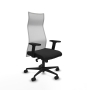 Piqueras y Crespo Albacete malla sincro malla blanca similpiel negro brazos 2D base nailon ruedas 65 mm nailon