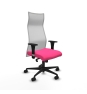 Piqueras y Crespo Albacete malla sincro malla blanca similpiel rosa brazos 1D base nailon ruedas 65 mm nailon
