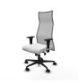 Piqueras y Crespo Albacete malla sincro malla gris bali blanco brazos 1D base nailon ruedas 65 mm nailon
