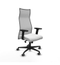 Piqueras y Crespo Albacete malla sincro malla gris bali blanco brazos 2D base nailon ruedas 65mm engomadas