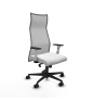 Piqueras y Crespo Albacete malla sincro malla gris bali blanco brazos blancos base nailon ruedas 65 mm nailon