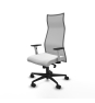 Piqueras y Crespo Albacete malla sincro malla gris bali blanco brazos blancos base nailon ruedas 65 mm nailon