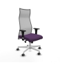 Piqueras y Crespo Albacete malla sincro malla gris bali morado brazos 1D base blanca ruedas 65mm engomadas