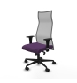 Piqueras y Crespo Albacete malla sincro malla gris bali morado brazos 1D base nailon ruedas 65 mm nailon
