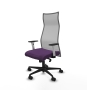 Piqueras y Crespo Albacete malla sincro malla gris bali morado brazos blancos base nailon ruedas 65 mm nailon
