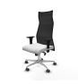 Piqueras y Crespo Albacete malla sincro malla negra bali blanco brazos 1D base aluminio ruedas 65mm engomadas
