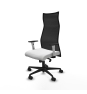 Piqueras y Crespo Albacete malla sincro malla negra bali blanco brazos blancos base nailon ruedas 65 mm nailon