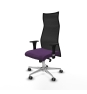 Piqueras y Crespo Albacete malla sincro malla negra bali morado brazos 1D base aluminio ruedas 65mm engomadas