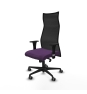 Piqueras y Crespo Albacete malla sincro malla negra bali morado brazos 1D base nailon ruedas 65mm engomadas