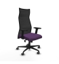 Piqueras y Crespo Albacete malla sincro malla negra bali morado brazos 2D base nailon ruedas 65mm engomadas