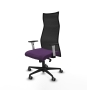Piqueras y Crespo Albacete malla sincro malla negra bali morado brazos blancos base nailon ruedas 65mm engomadas