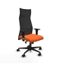 Piqueras y Crespo Albacete malla sincro malla negra bali naranja brazos 1D base nailon ruedas 65 mm nailon