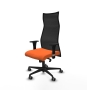 Piqueras y Crespo Albacete malla sincro malla negra bali naranja brazos 1D base nailon ruedas 65mm engomadas