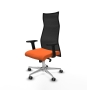 Piqueras y Crespo Albacete malla sincro malla negra bali naranja brazos 2D base aluminio ruedas 65mm engomadas