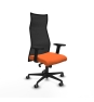 Piqueras y Crespo Albacete malla sincro malla negra bali naranja brazos 2D base nailon ruedas 65mm engomadas