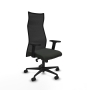Piqueras y Crespo Albacete malla sincro malla negra bali negro brazos 2D base nailon ruedas 65 mm nailon