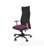 Piqueras y Crespo Albacete malla sincro malla negra similpiel morado brazos blancos base nailon ruedas 65mm engomadas