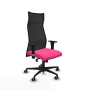 Piqueras y Crespo Albacete malla sincro malla negra similpiel rosa brazos 1D base nailon ruedas 65mm engomadas