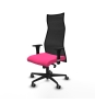 Piqueras y Crespo Albacete malla sincro malla negra similpiel rosa brazos 1D base nailon ruedas 65mm engomadas