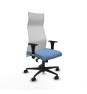 Piqueras y Crespo Albacete malla XL sincro malla blanca bali azul cielo brazos 1D base nailon ruedas 65mm nailon
