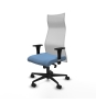 Piqueras y Crespo Albacete malla XL sincro malla blanca bali azul cielo brazos 1D base nailon ruedas 65mm nailon
