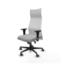 Piqueras y Crespo Albacete malla XL sincro malla blanca bali gris claro brazos 1D base nailon ruedas 65mm engomadas