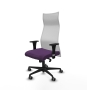 Piqueras y Crespo Albacete malla XL sincro malla blanca bali morado brazos 1D base nailon ruedas 65mm engomadas