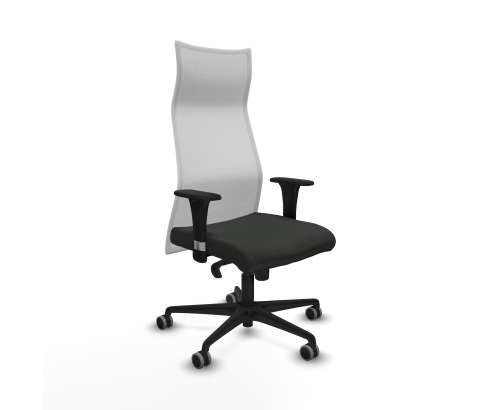 Piqueras y Crespo Albacete malla XL sincro malla blanca bali negro brazos 1D base nailon ruedas 65mm engomadas
