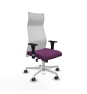 Piqueras y Crespo Albacete malla XL sincro malla blanca similpiel morado brazos 1D base blanca ruedas 65mm engomadas