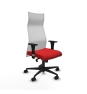 Piqueras y Crespo Albacete malla XL sincro malla blanca similpiel rojo brazos 1D base nailon ruedas 65mm nailon