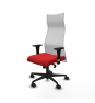 Piqueras y Crespo Albacete malla XL sincro malla blanca similpiel rojo brazos 1D base nailon ruedas 65mm nailon