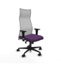 Piqueras y Crespo Albacete malla XL sincro malla gris bali morado brazos 1D base nailon ruedas 65mm nailon