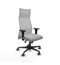 Piqueras y Crespo Albacete malla XL sincro malla gris similpiel gris claro brazos 1D base nailon ruedas 65mm engomadas
