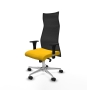 Piqueras y Crespo Albacete malla XL sincro malla negra bali amarillo brazos 1D base aluminio ruedas 65mm nailon