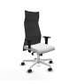 Piqueras y Crespo Albacete malla XL sincro malla negra bali blanco brazos 1D base blanca ruedas 65mm nailon