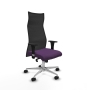 Piqueras y Crespo Albacete malla XL sincro malla negra bali morado brazos 1D base aluminio ruedas 65mm nailon